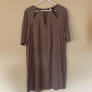 BCBG Maxazria cut out shift dress